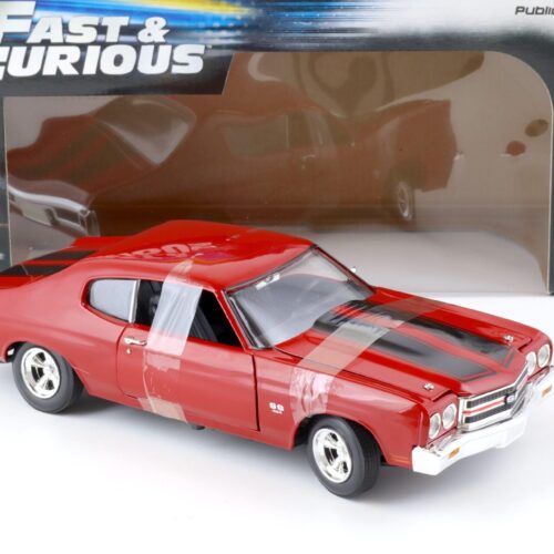 1:18 Johnny Lightning 1970 Chevrolet Chevelle SS Coupe red FAST & FURIOUS