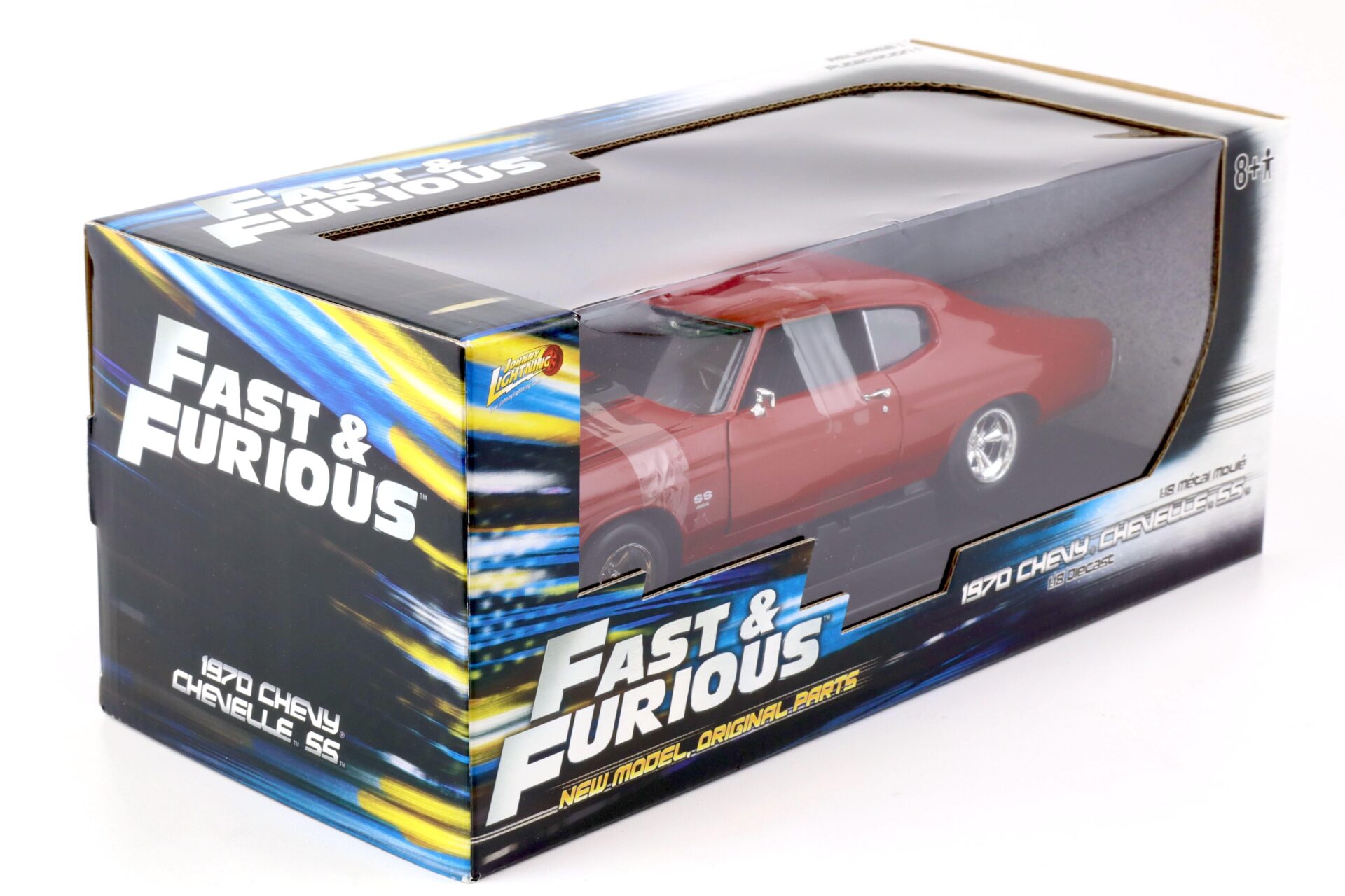 1:18 Johnny Lightning 1970 Chevrolet Chevelle SS Coupe red FAST & FURIOUS