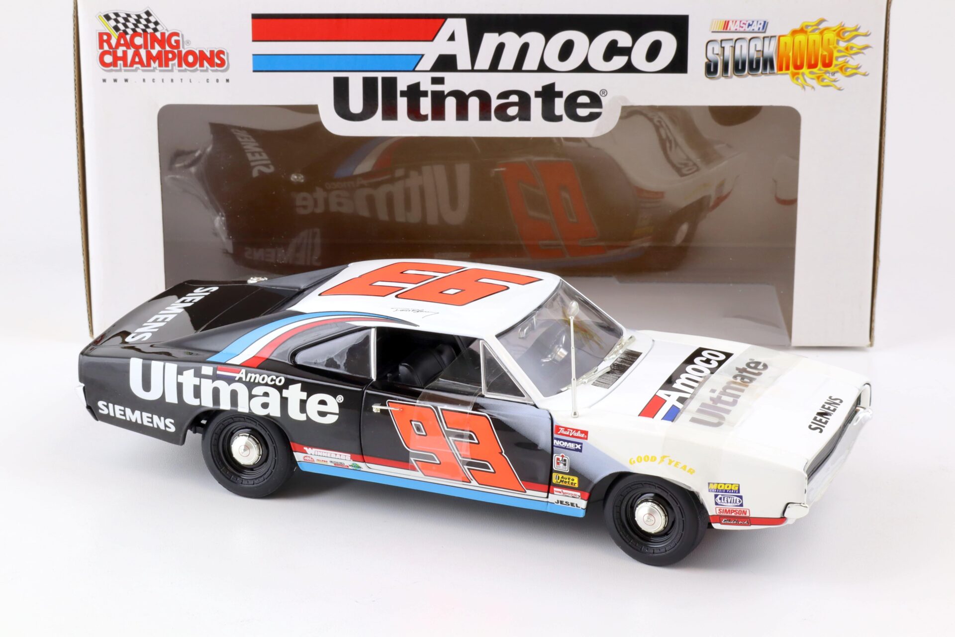 1:18 ERTL Racing Champions 1968 Dodge Charger Stock Rod Amoco Ultimate #93