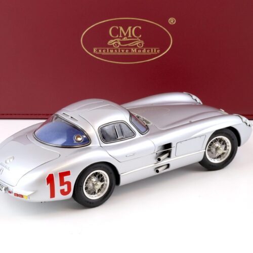 1:18 CMC Mercedes 300 SLR Uhlenhaut Coupe 1955 Großer Preis von Schweden M-244
