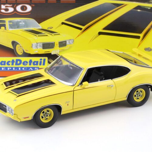 1:18 Exact Detail 1970 Oldsmobile Cutlass Rallye 350 yellow/ black