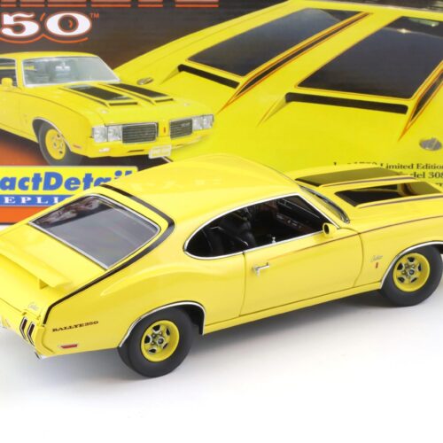 1:18 Exact Detail 1970 Oldsmobile Cutlass Rallye 350 yellow/ black