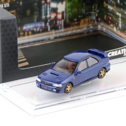 1:64 BMC BM Creations 1994 Subaru Impreza WRX STi LHD blue + parts & wheels