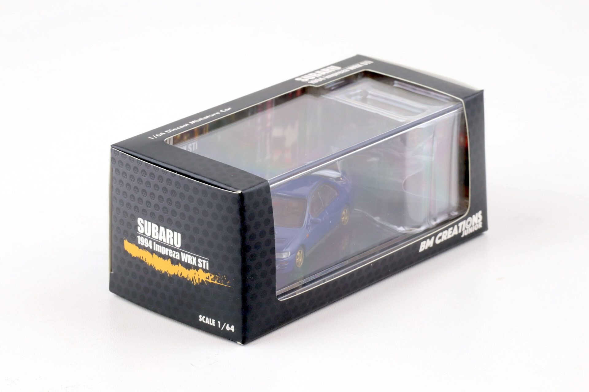 1:64 BMC BM Creations 1994 Subaru Impreza WRX STi LHD blue + parts & wheels