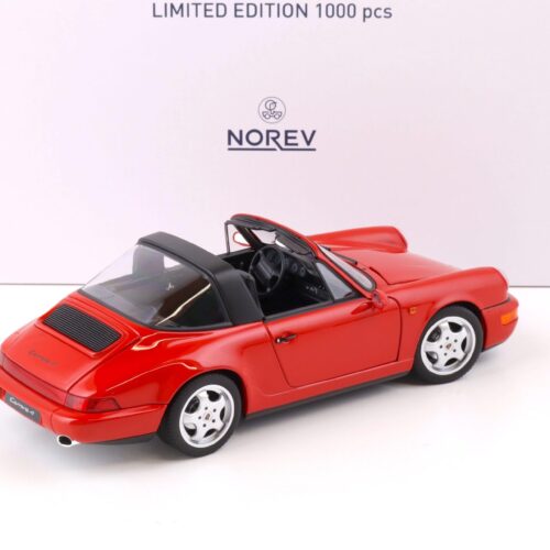 1:18 Norev Porsche 911 (964) Carrera 4 Targa 1990 red