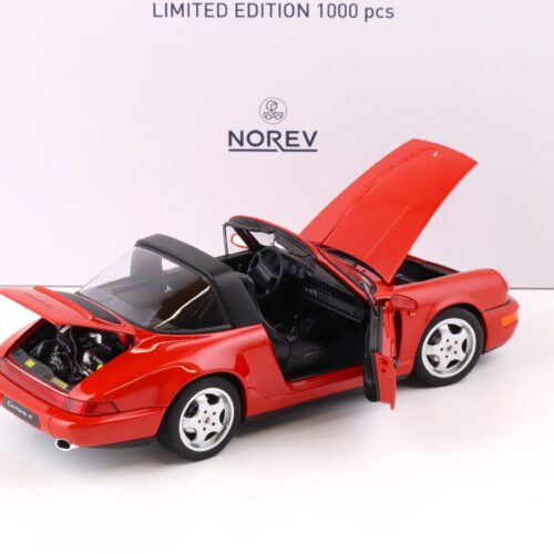 1:18 Norev Porsche 911 (964) Carrera 4 Targa 1990 red
