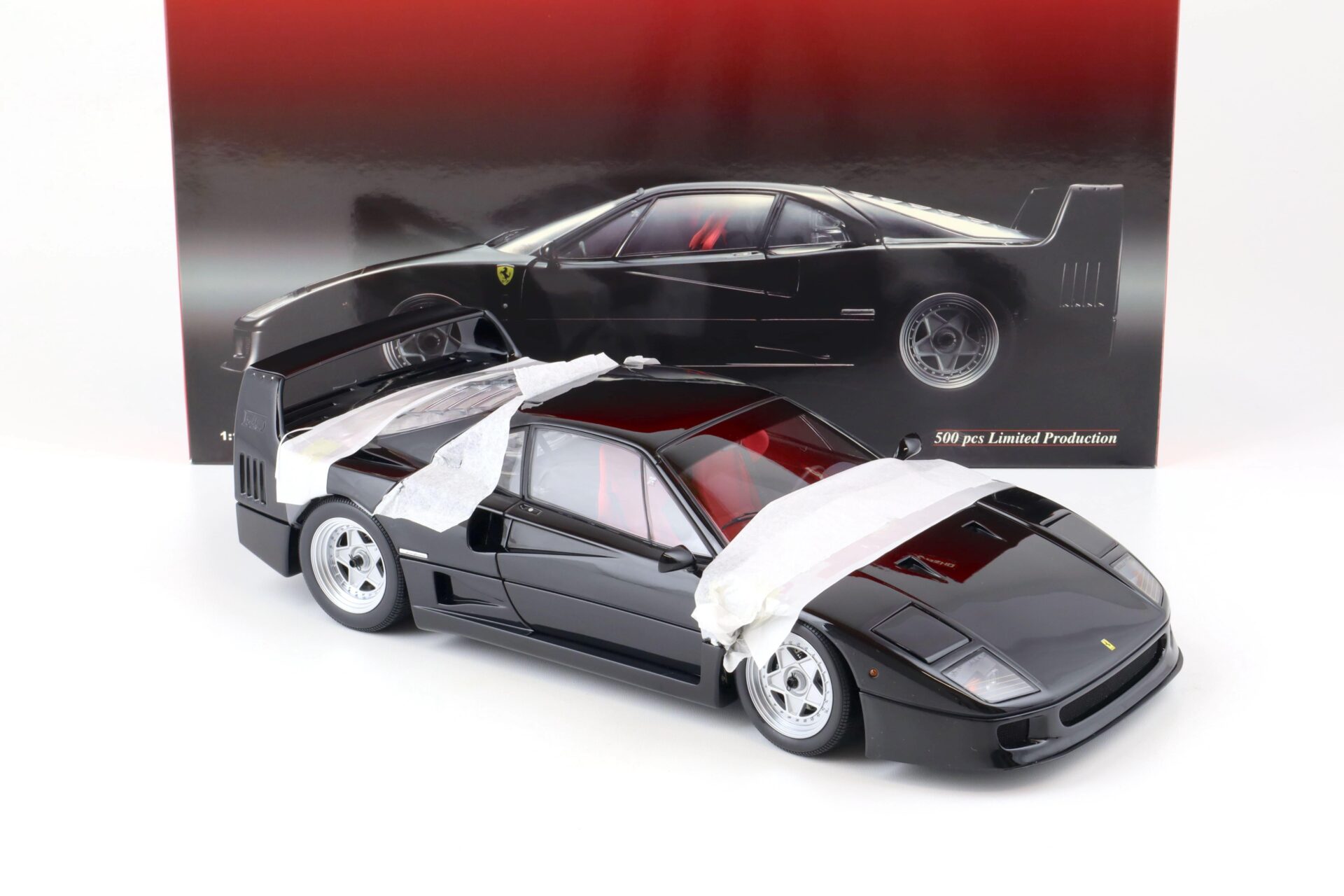 1:12 Kyosho Ferrari F40 black 08602BK Diecast