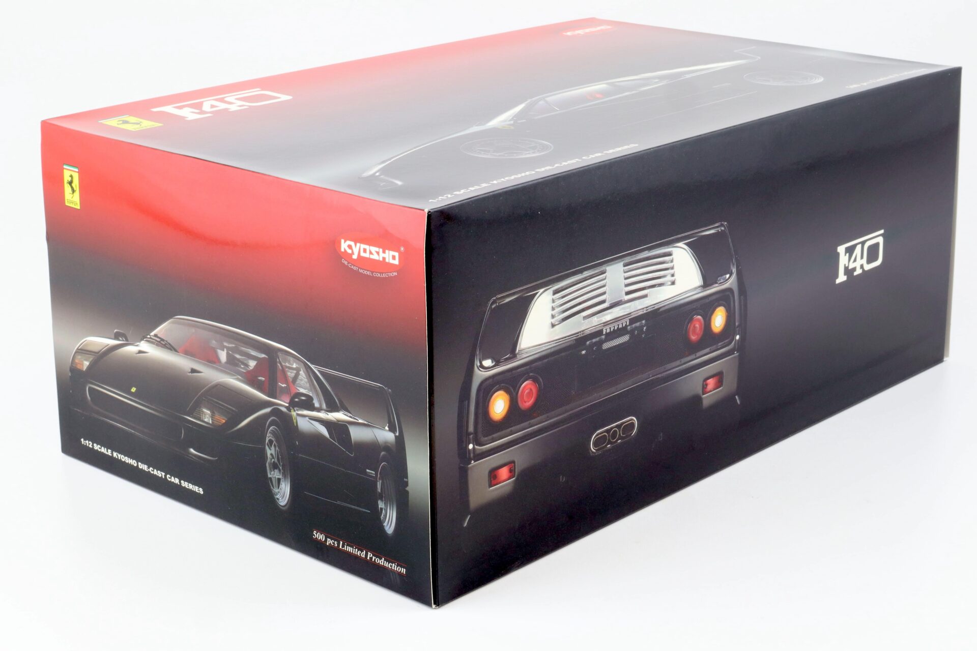 1:12 Kyosho Ferrari F40 black 08602BK Diecast