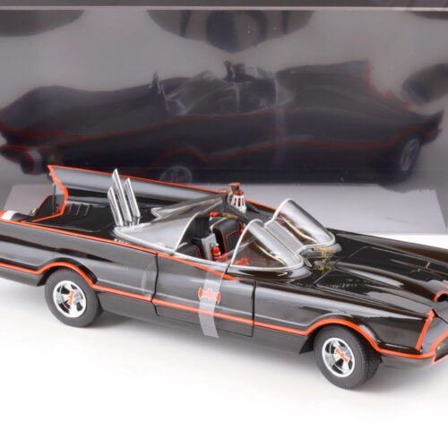 1:18 Hot Wheels Elite 1966 BATMAN TV Series Batmobile black L7130