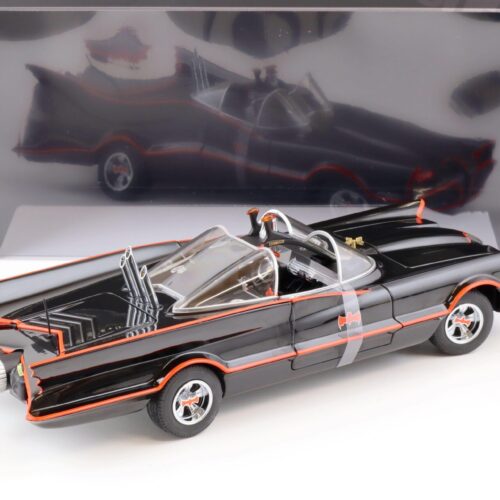 1:18 Hot Wheels Elite 1966 BATMAN TV Series Batmobile black L7130