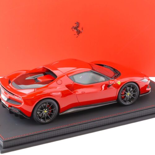 1:18 BBR Ferrari 296 GTB Rosso Corsa 322 red/ Carbon wheel - Limited 96 pcs.