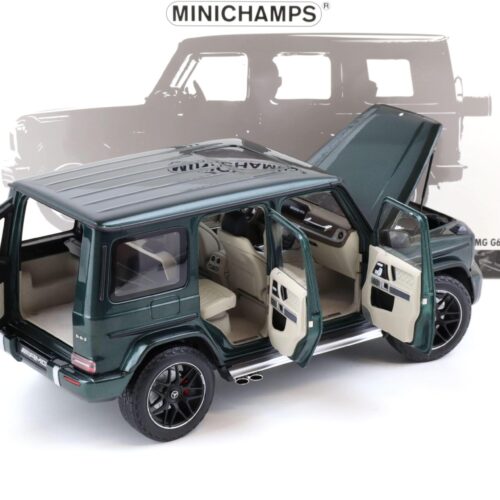 1:18 Minichamps Mercedes G63 AMG G-Class (W 463) 2018 green metallic - Image 4