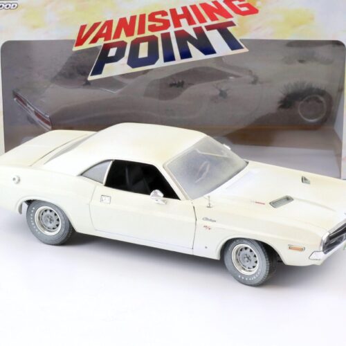 1:18 Greenlight 1970 Dodge Challenger R/T Coupe *VANISHING POINT* Dirty Version white