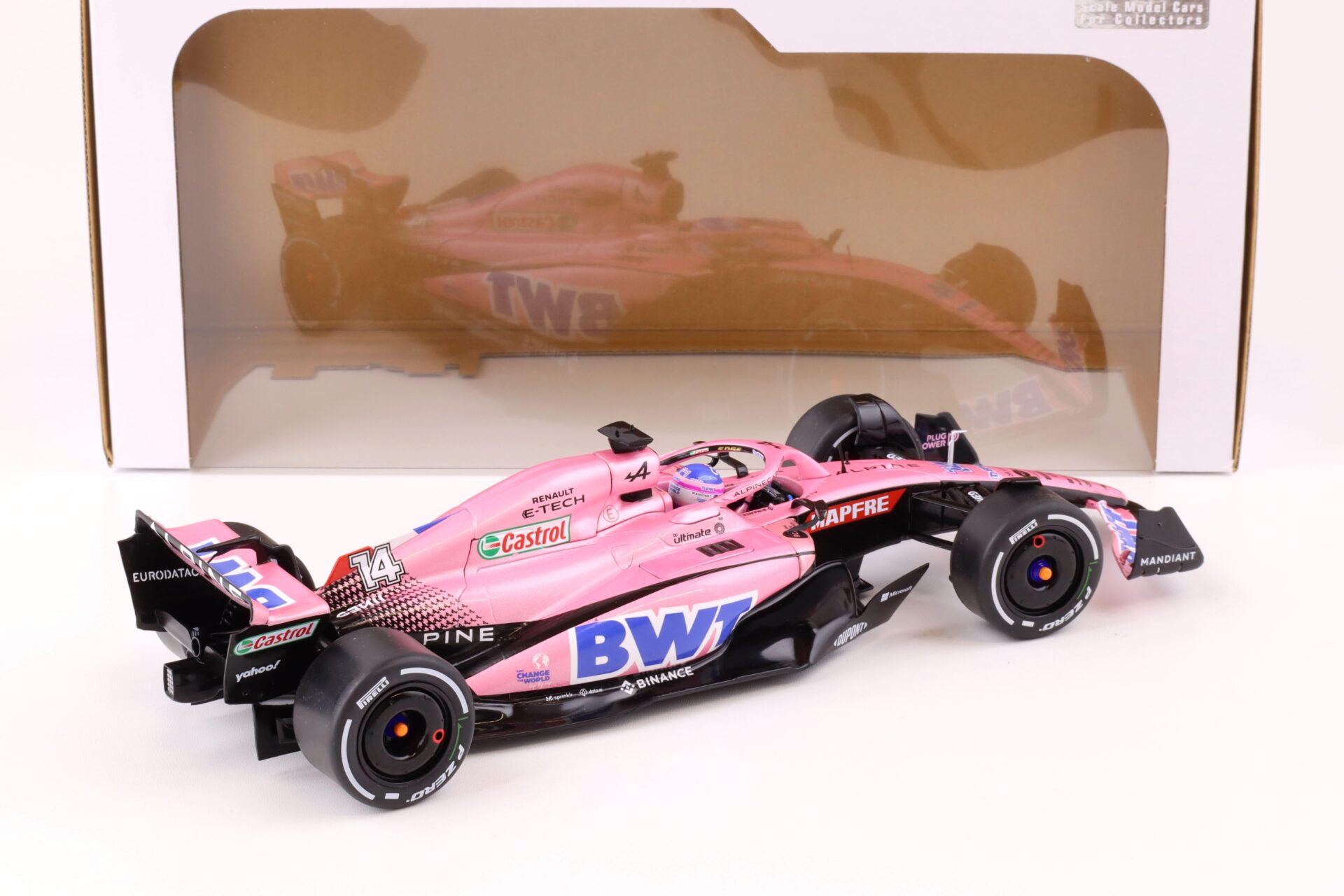 1:18 Solido Alpine A522 F1 Bahrain GP 2022 F.Alonso BWT