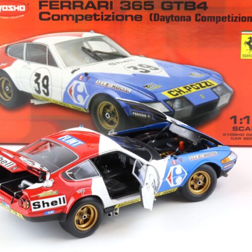 1:18 Kyosho Ferrari 365 GTB4 Daytona Competizione Coupe #39 Carrefour - Image 4