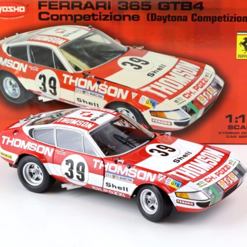 1:18 Kyosho Ferrari 365 GTB4 Daytona Competizione Coupe #39 Thomson red