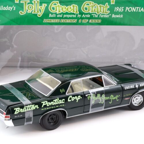 1:18 Sun Star 1965 Pontiac GTO Rick Holladay's Jolly Green Giant dark green - Image 3