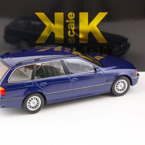 1:18 KK-Scale BMW 5er 530d E39 Touring blue-metallic 1997