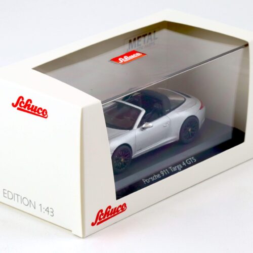 1:43 Schuco Porsche 911 (991) Targa 4 GTS silver metallic