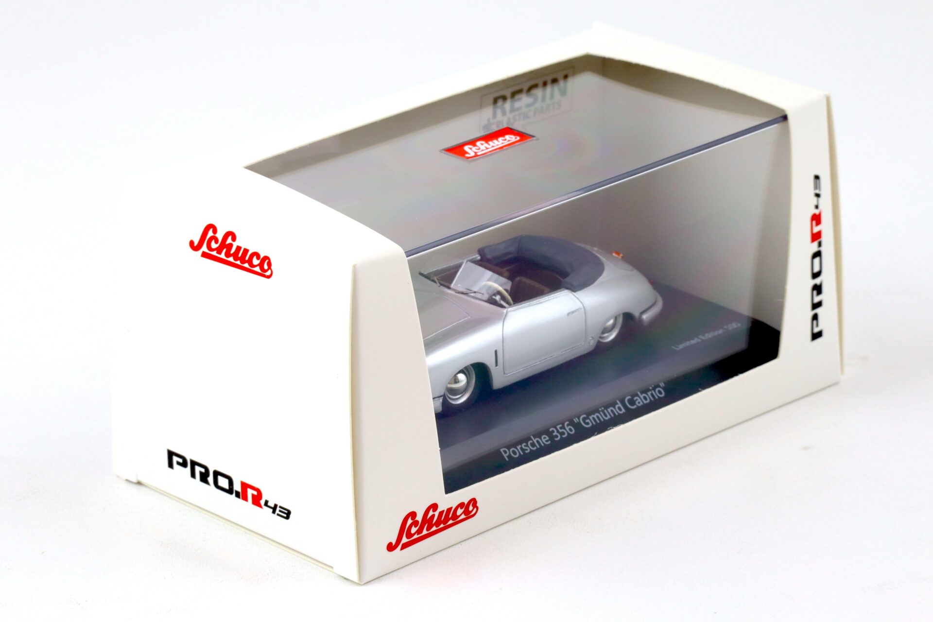 1:43 Schuco PRO.R43 Porsche 356 Gmünd Cabrio silver 450913100