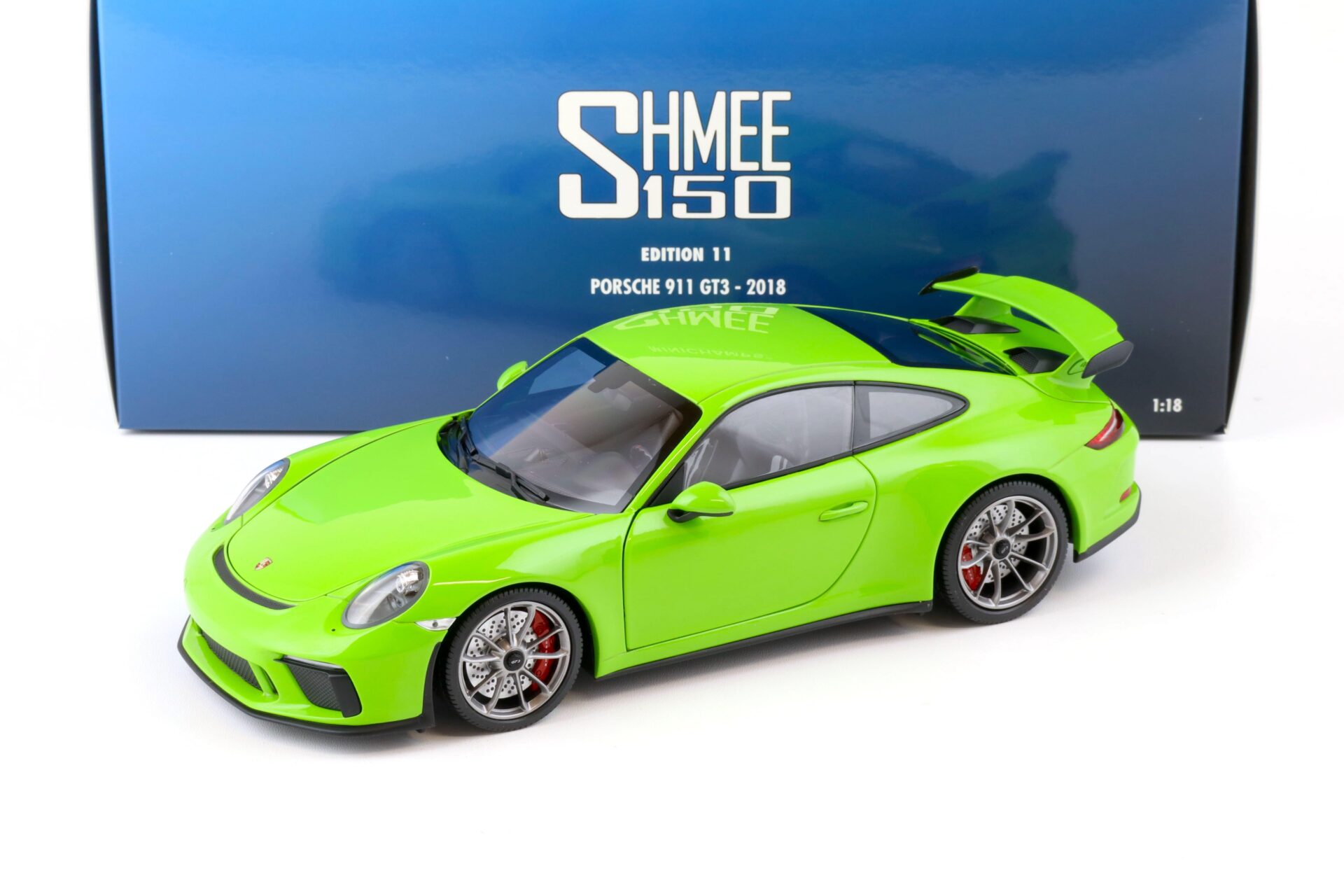 1:18 Minichamps Porsche 911 (991) GT3 Coupe 2018 green SHMEE 150