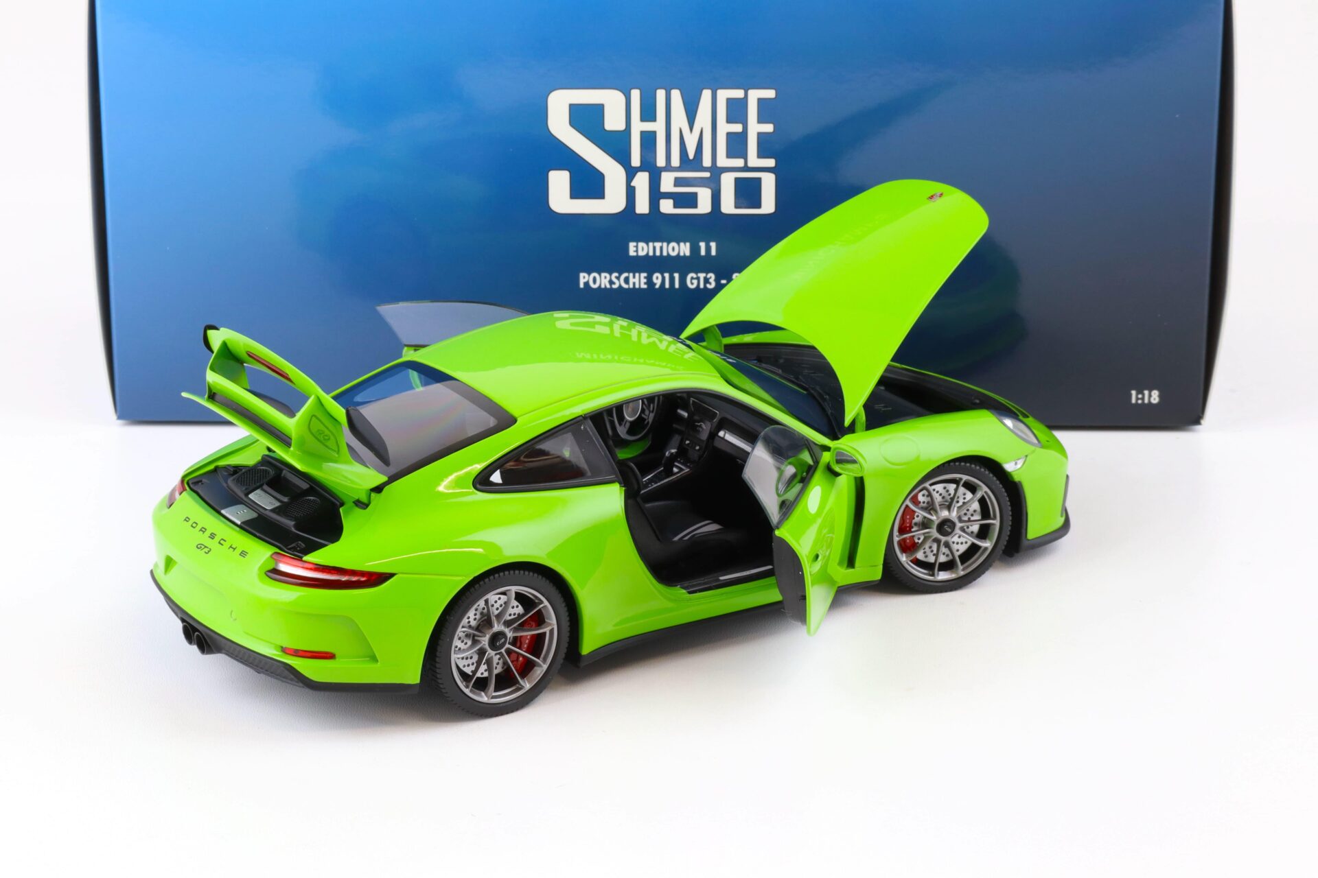 1:18 Minichamps Porsche 911 (991) GT3 Coupe 2018 green SHMEE 150