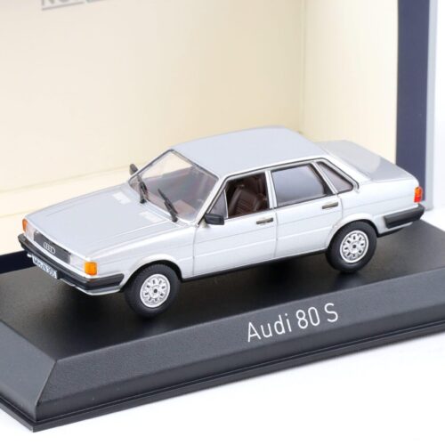 1:43 Norev Audi 80 S Limousine B2 silver metallic 1979