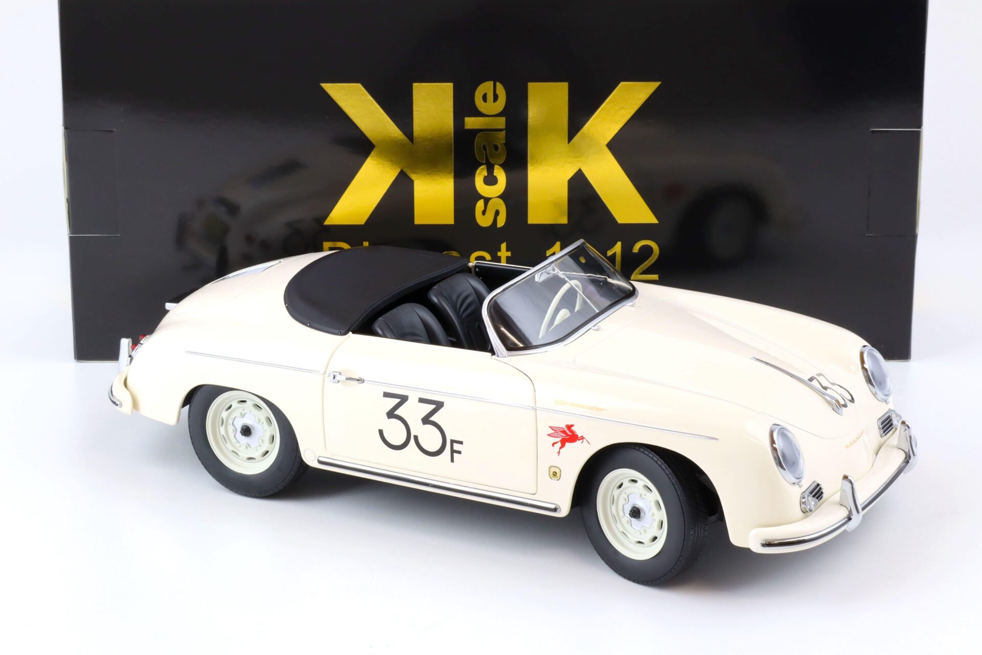 1:12 KK-Scale Porsche 356A Speedster 1955 James Dean #33F white