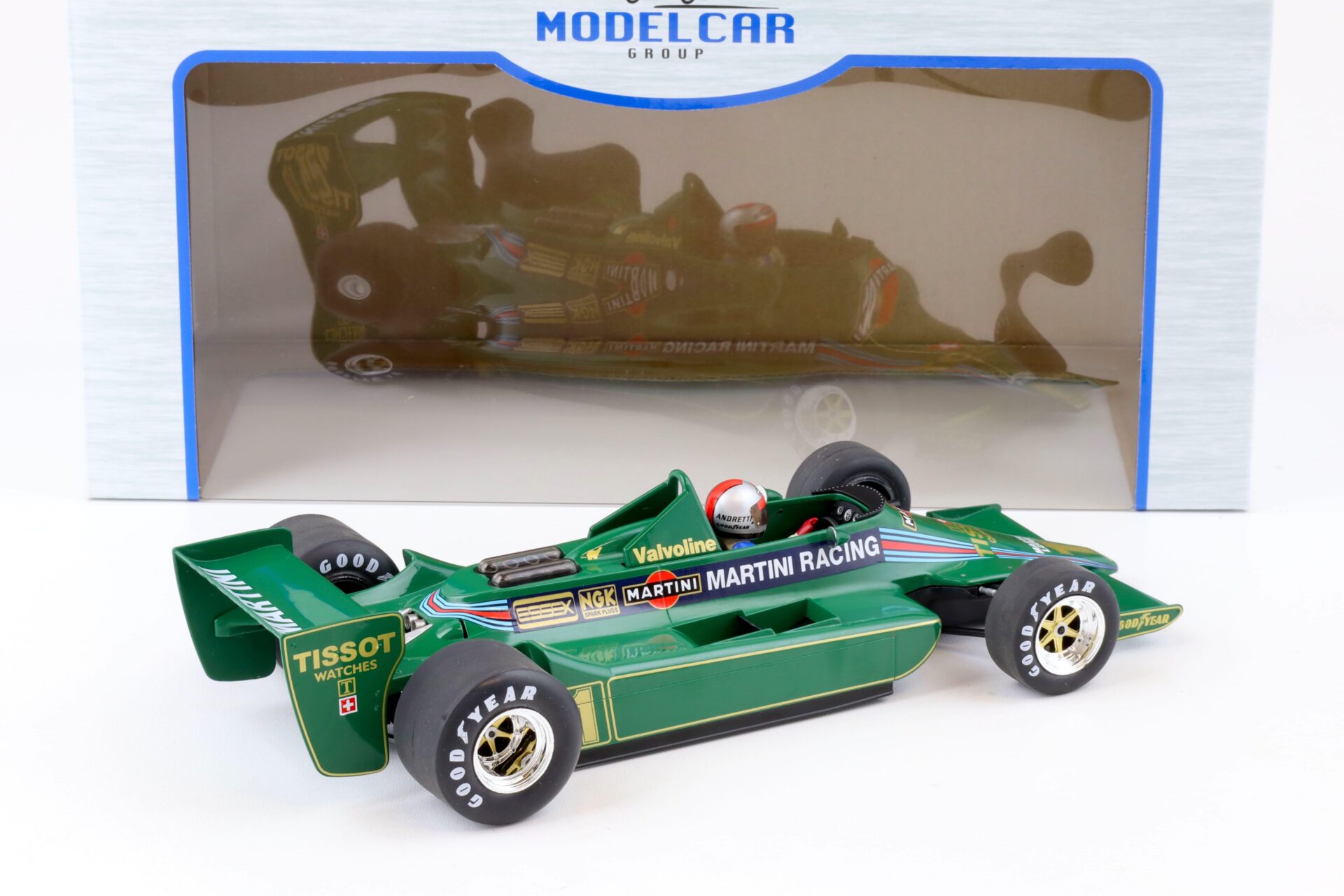 1:18 MCG Lotus Ford 79 John Player Team Martini F1 GP Argentina 1979 Andretti #1
