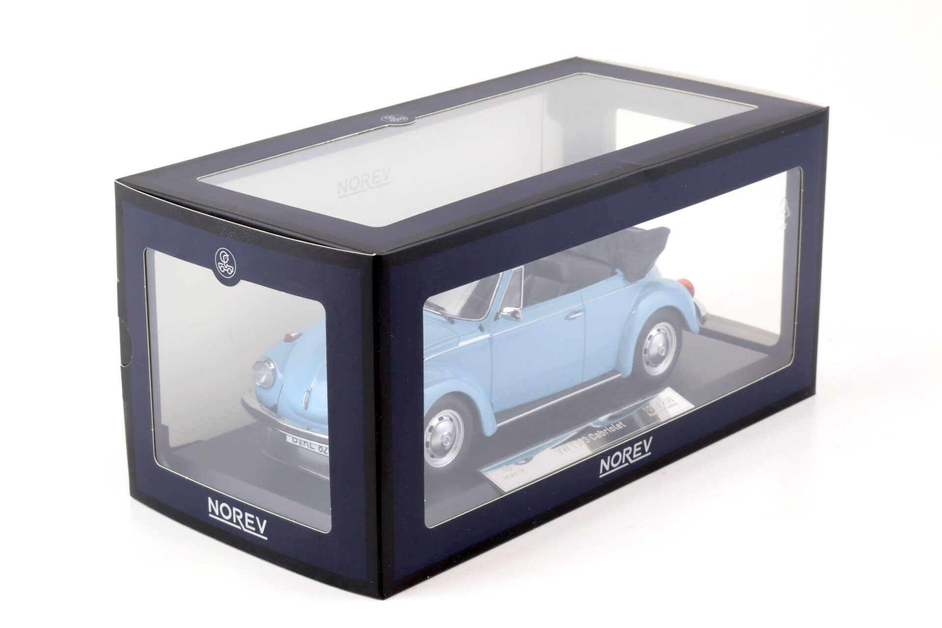 1:18 Norev VW Käfer 1303 Cabriolet 1973 light blue - Limited 200 pcs.