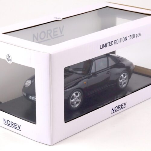 1:18 Norev Porsche 911 (993) Carrera Coupe 1993 black metallic