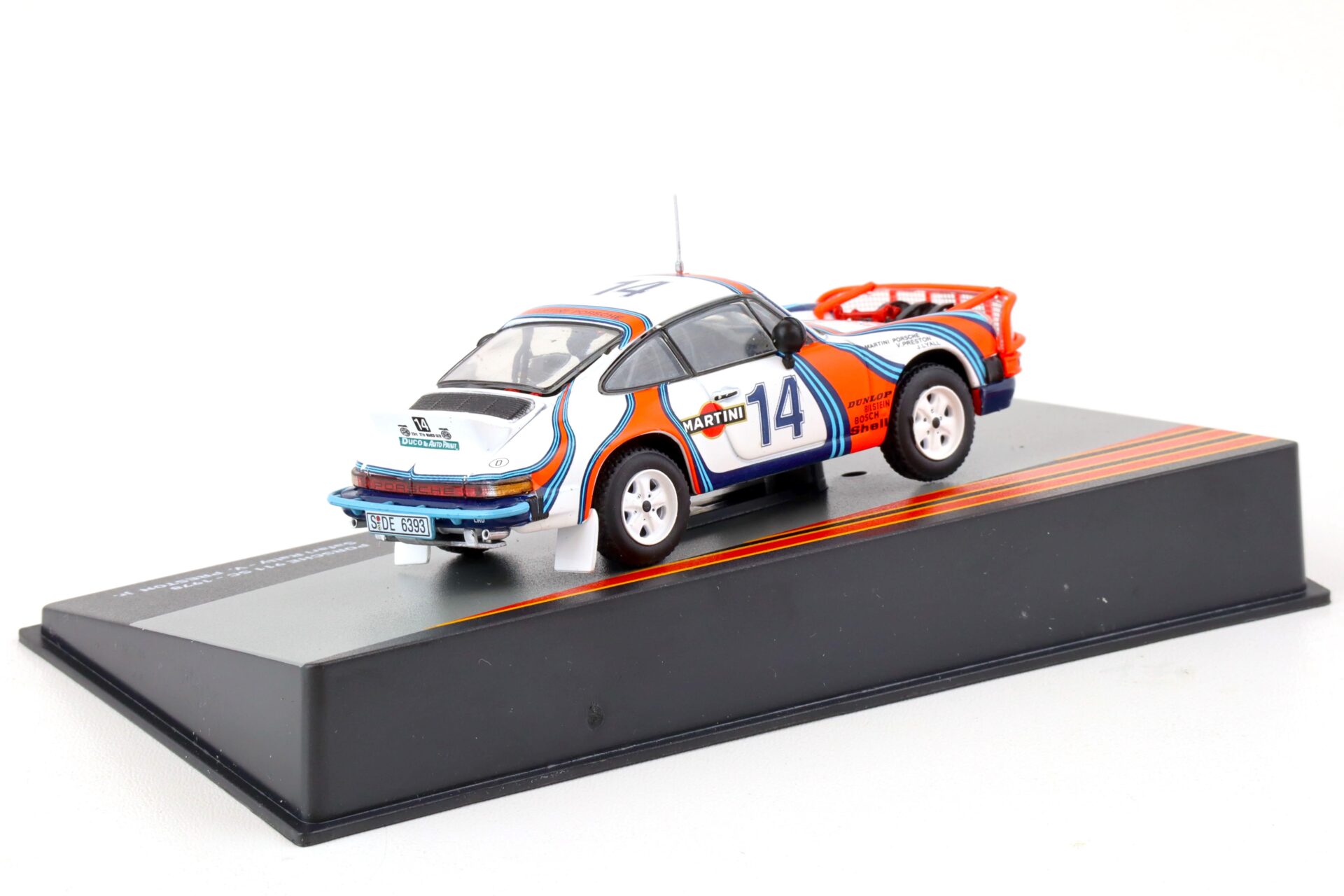 1:43 Altaya Porsche 911 SC Safari Rally 1978 MARTINI #14 V.Preston Jr.