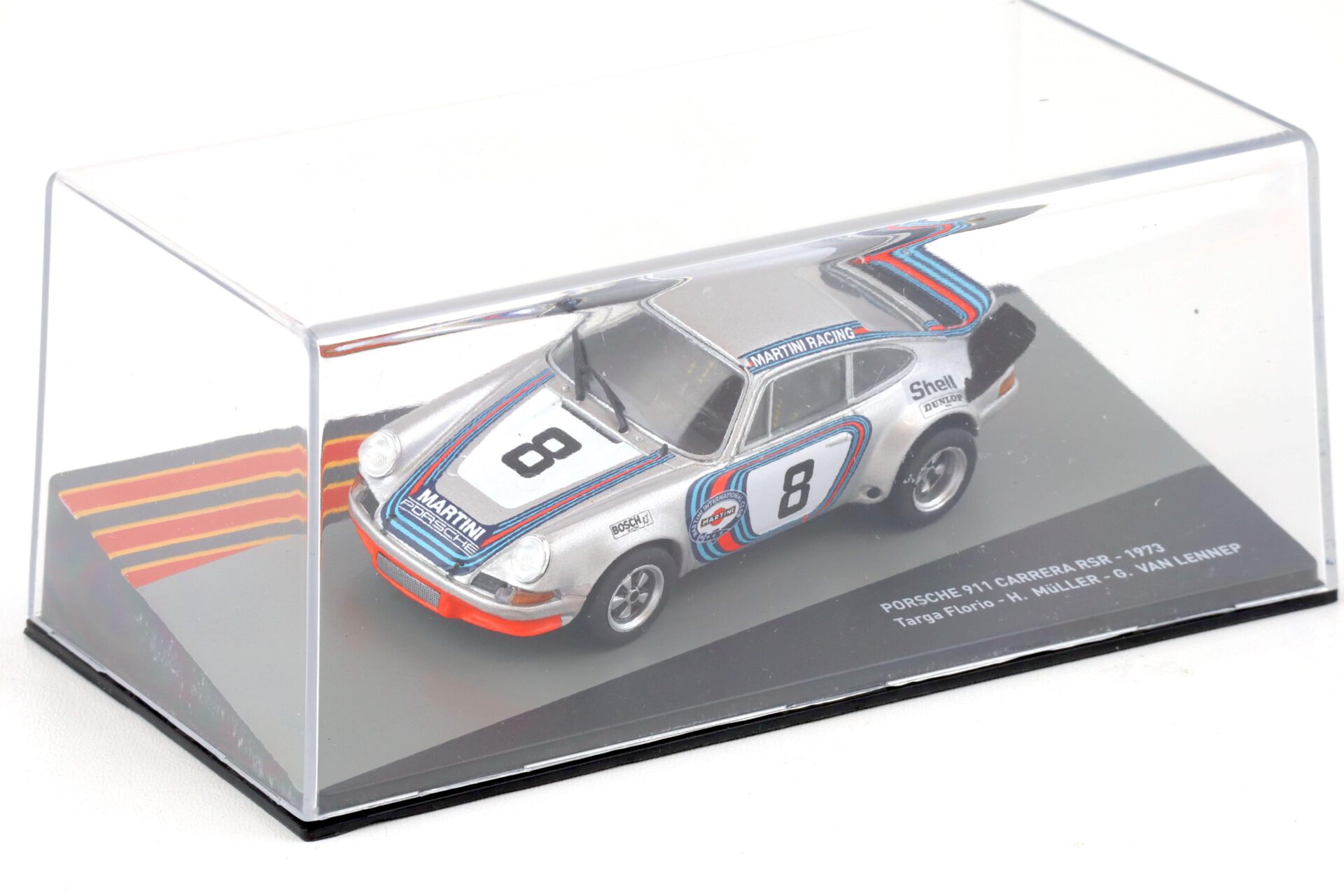 1:43 Altaya Porsche 911 Carrera RSR Targa Florio 1973 MARTINI #8 Müller/ Van Lennep