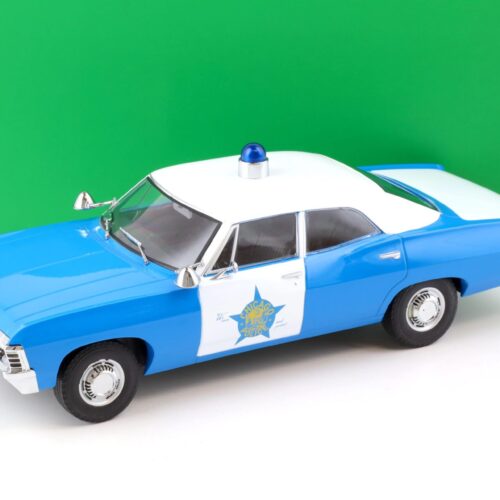 1:18 Greenlight 1967 Chevrolet Biscayne Police Car Chicago CPD blue/ white