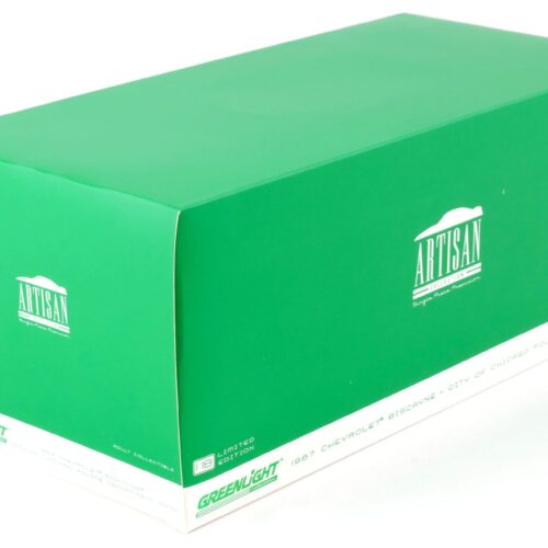 1:18 Greenlight 1967 Chevrolet Biscayne Police Car Chicago CPD blue/ white