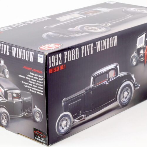 1:18 ACME 1932 Ford Five-Window Hot Rod Release No.1 TOMS GARAGE red/ black A1805005TG