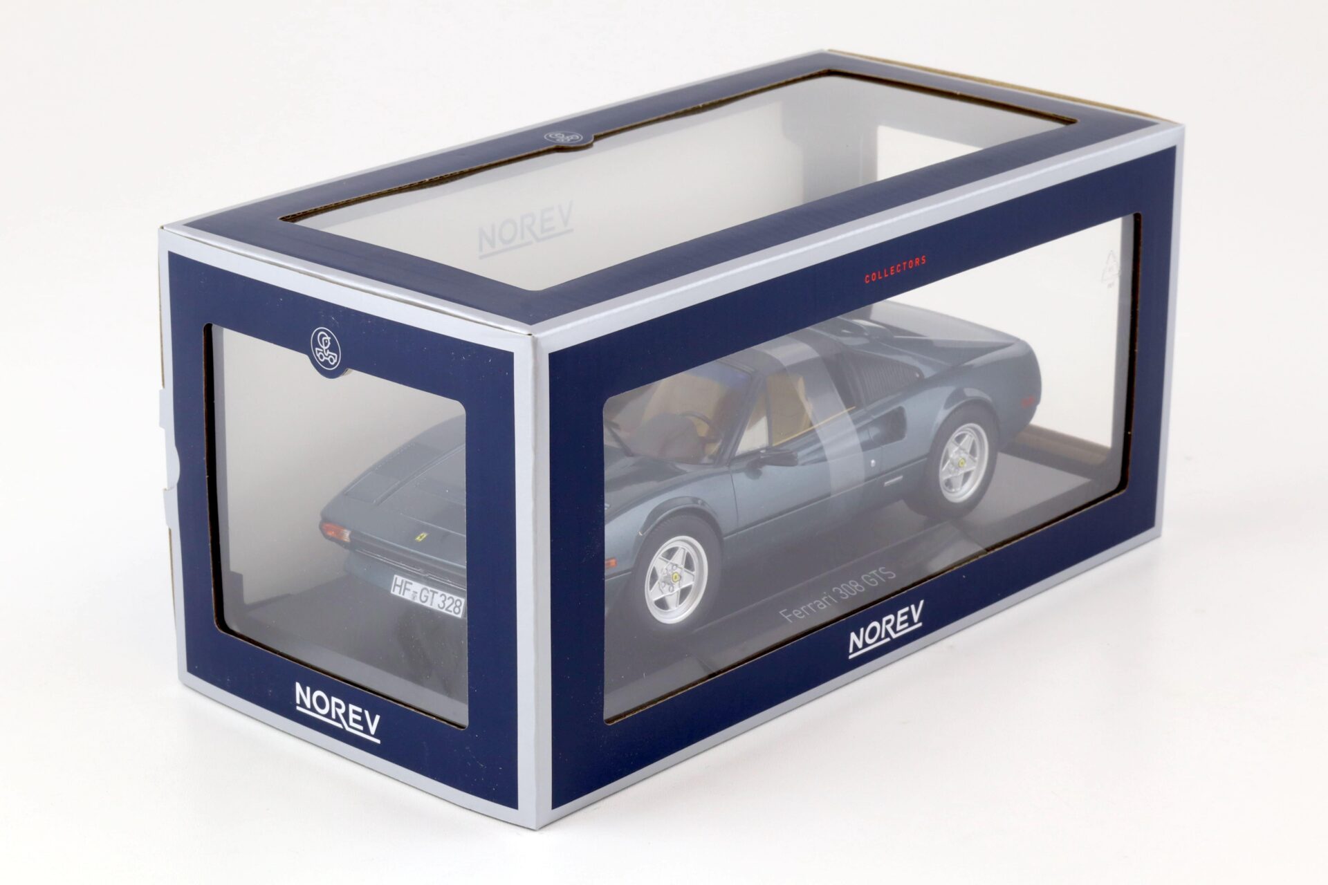 1:18 Norev Ferrari 308 GTS Quattrovalvole 1982 blue metallic - Limited 1000 pcs.