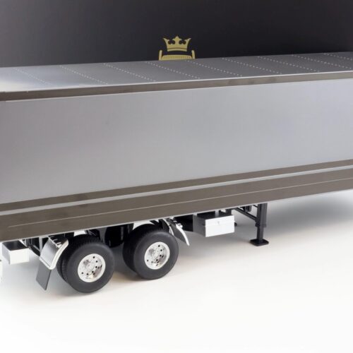 1:18 Road Kings Semi-Trailer Koffer Anhänger LKW grey metallic/ anthrazit