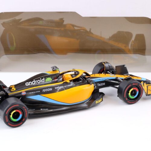 1:18 Solido McLaren MCL36 Ricciardo Australia GP 2022 orange / black / blue