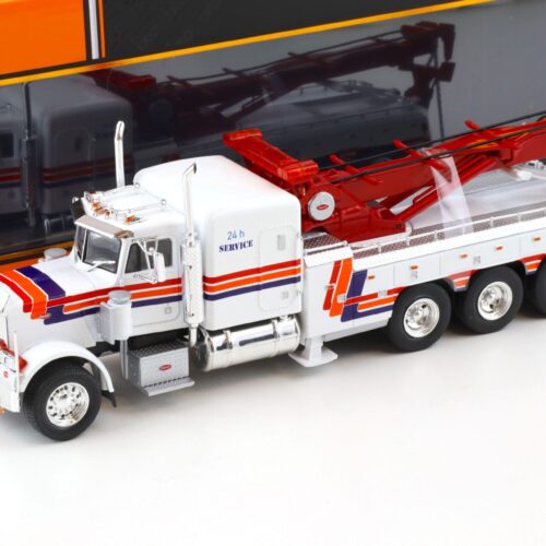 1:43 IXO 1970 Peterbilt 359 Wrecker Truck Abschlepper Tow Truck white