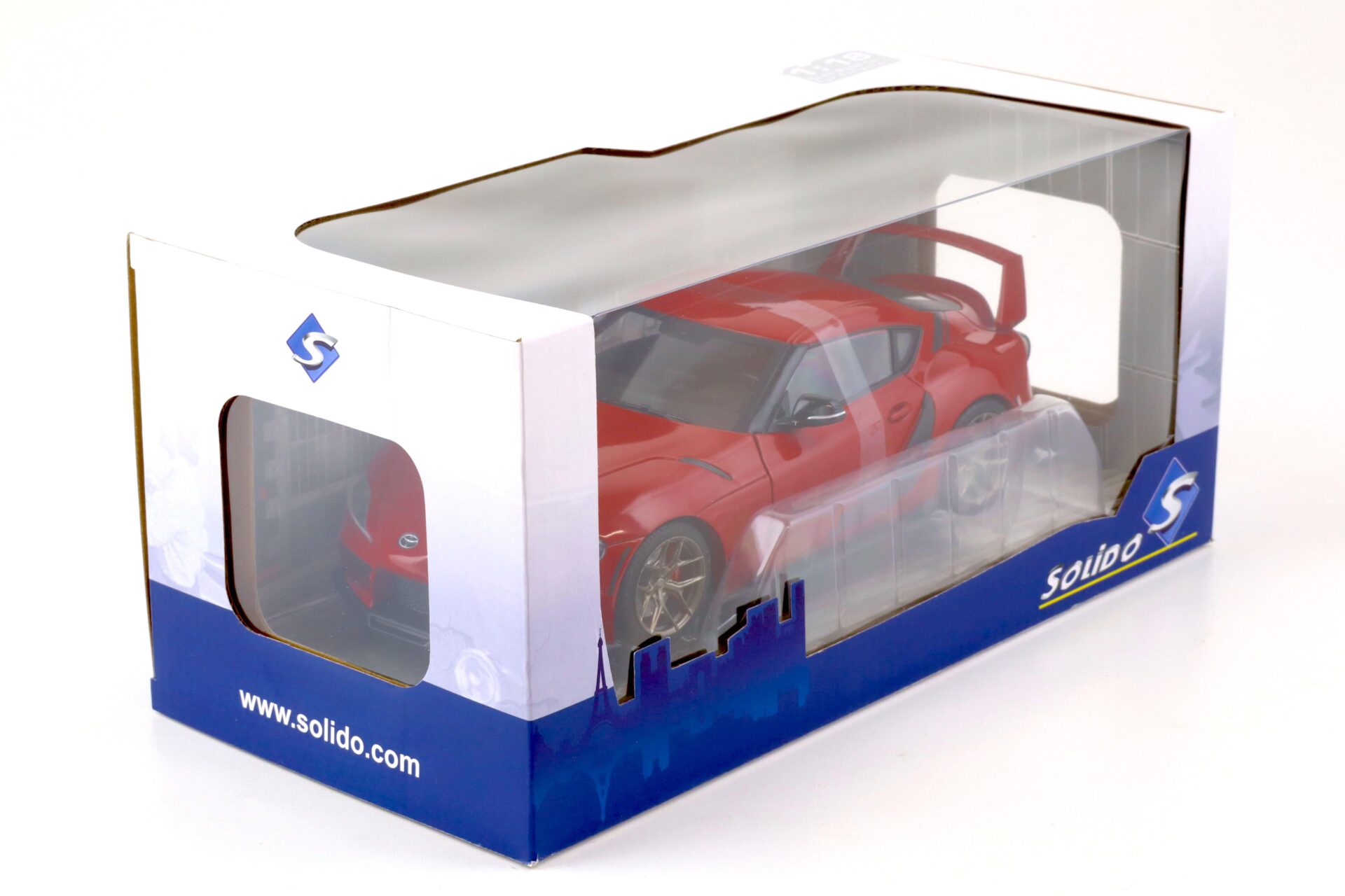 1:18 Solido Toyota GR Supra Steetfighter Prominance Coupe 2023 red