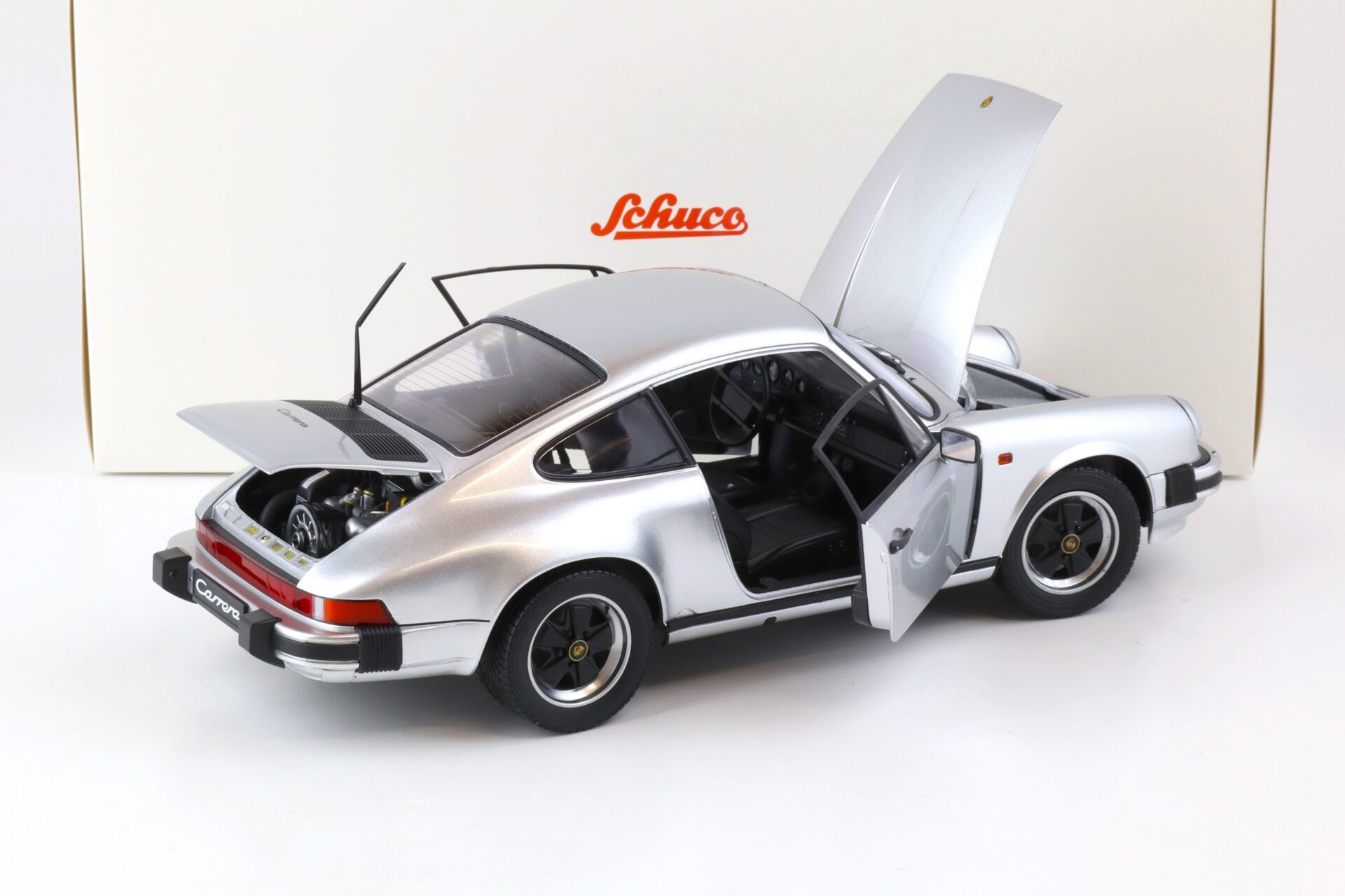1:12 Schuco Porsche 911 Carrera 3.2 Coupe silver metallic