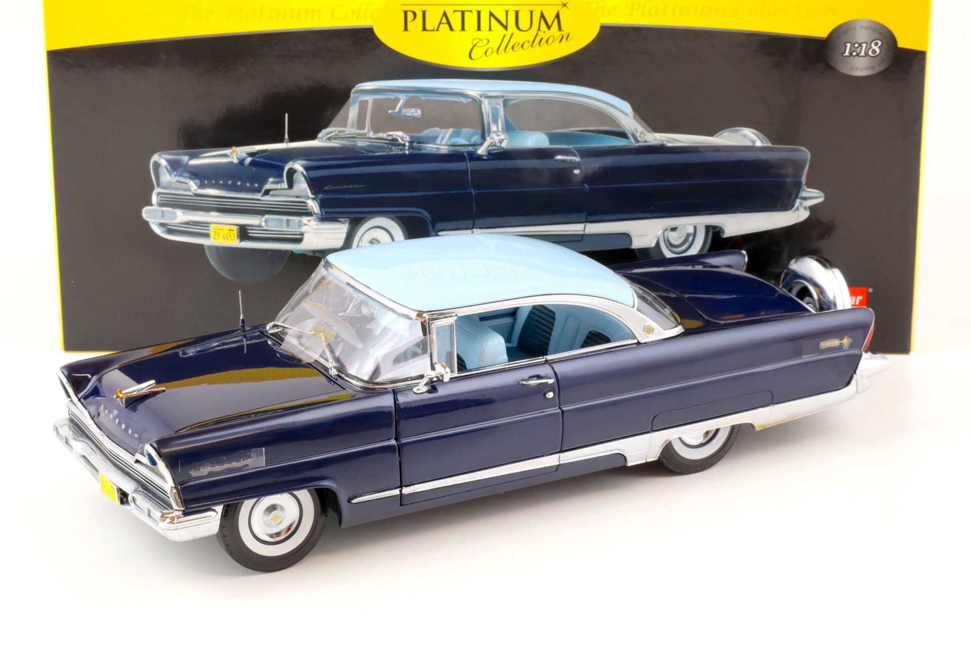 1:18 Sun Star 1956 Lincoln Premiere Hard Top Fairmont blue/ Admiralty blue