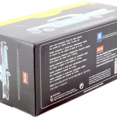 1:18 Sun Star 1958 Buick Limited closed convertible silver mist