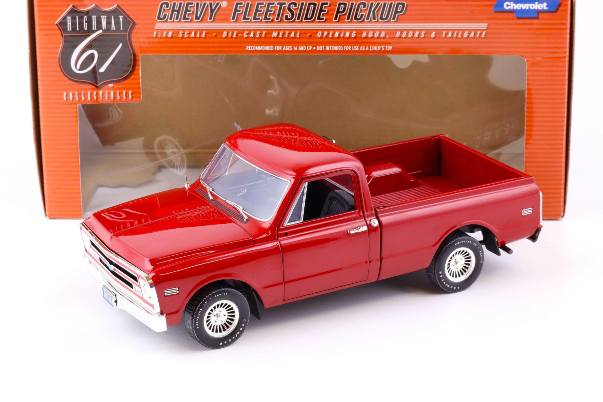 ID 77609 orig.jpg 1:18 Highway61 Chevrolet Fleetside Pickup red 50561