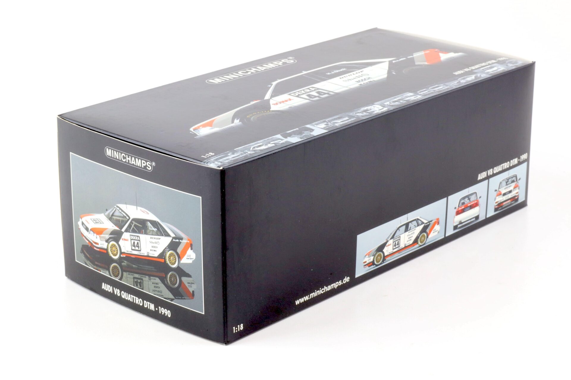 1:18 Minichamps Audi V8 Quattro DTM 1990 Team SMS #44 H.J. Stuck