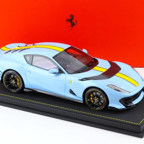 1:18 BBR Ferrari 812 Competizione Gloss Azzurro La Plata blue - Limited 23 pcs.