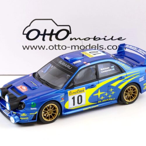 1:18 OTTO mobile OT784 Subaru Impreza WRC #10 Makinen Rallye Monte Carlo 2002