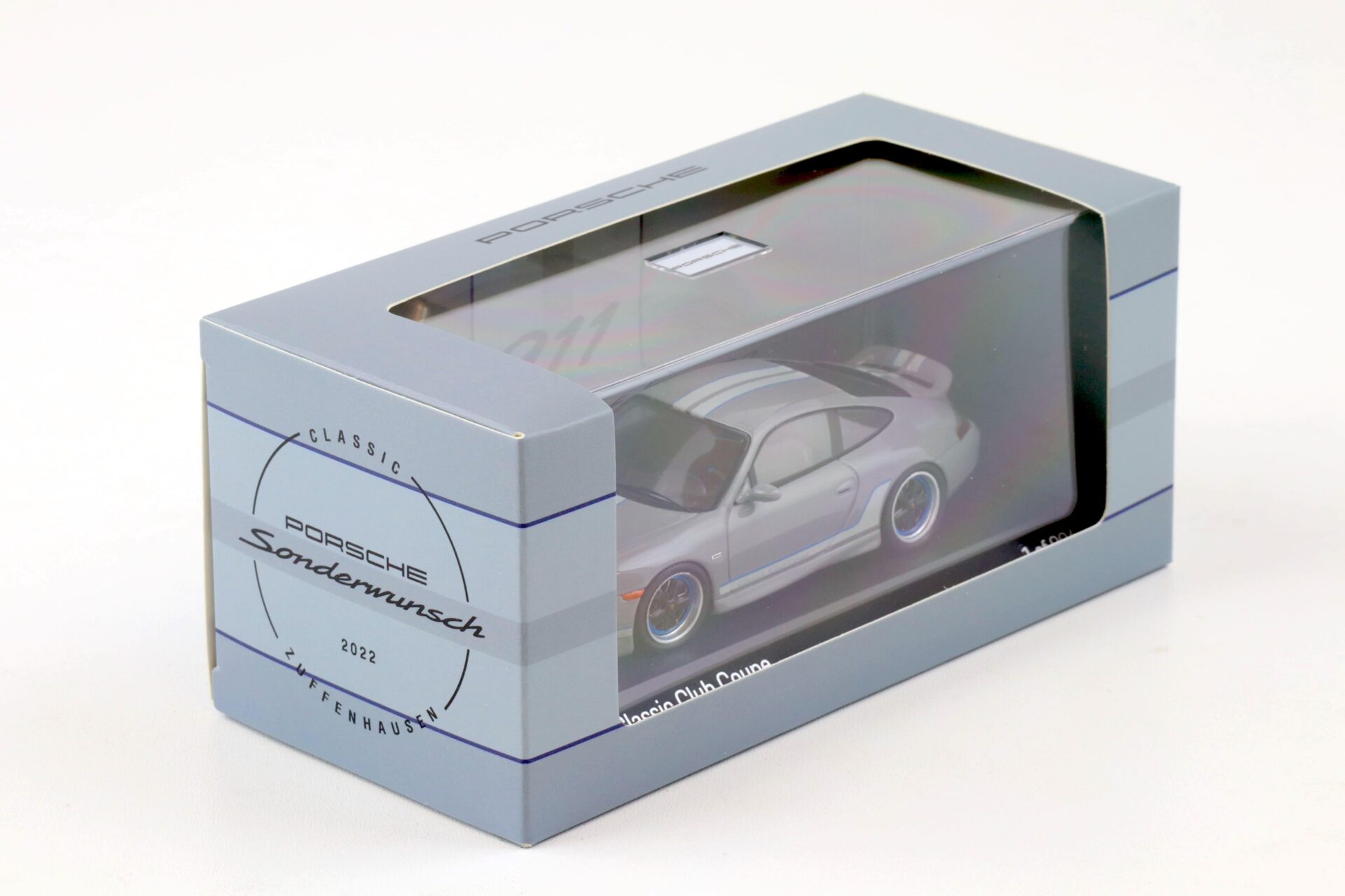 1:43 Spark Porsche 911 (996) Classic Club Coupe Sonderwunsch grey MAP DEALER