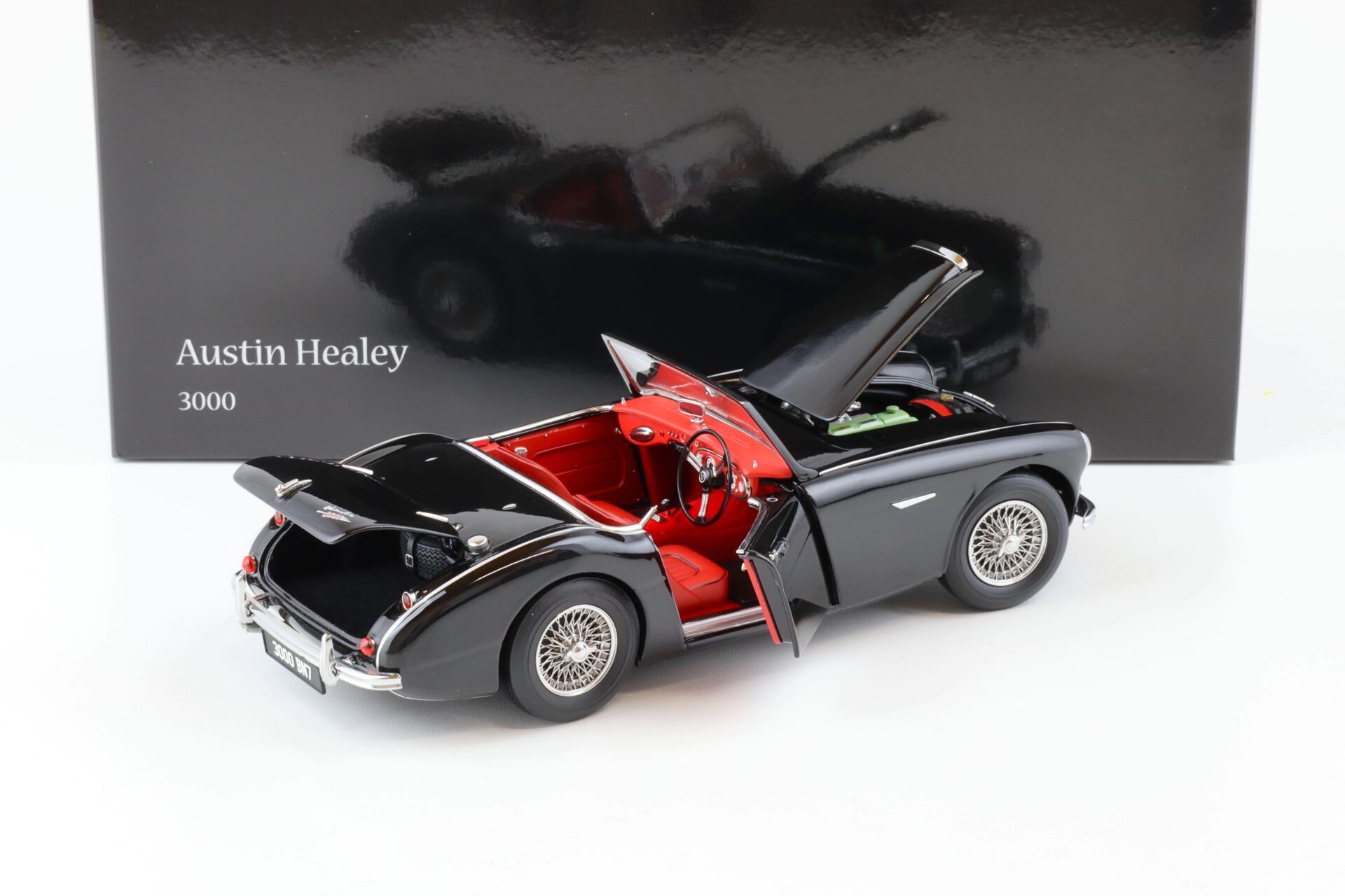 1:18 Kyosho Austin Healey 3000 MK-1 (BN7) Roadster black 1960